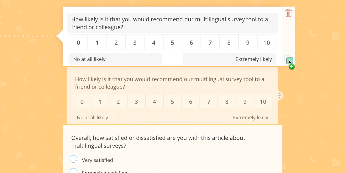 Survey Translations: Localize your survey in 30+ languages