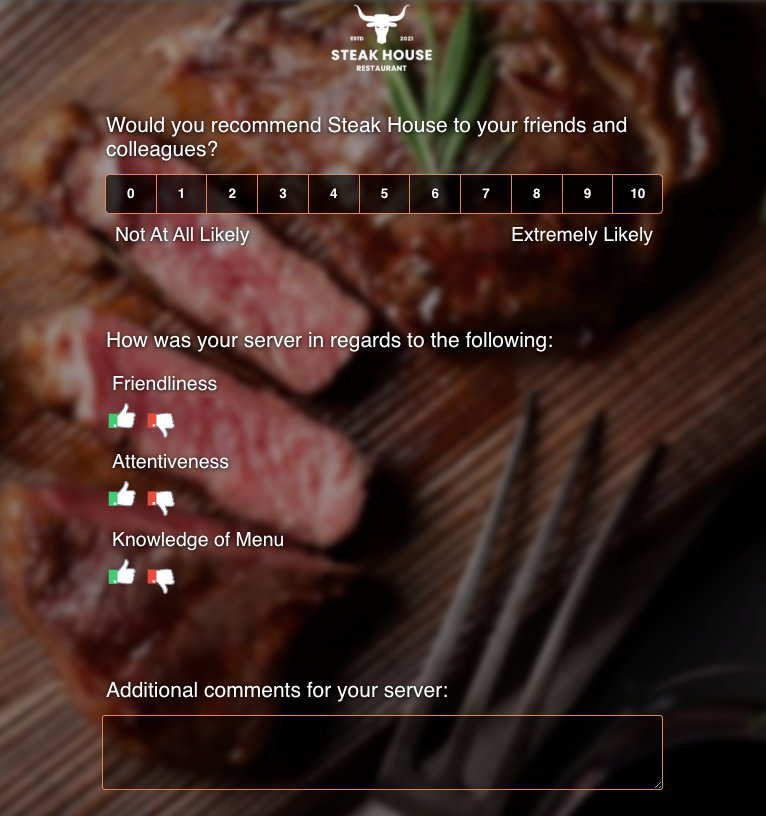 NPS Example SurveyLegend